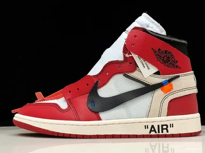 Rep TB Air The Jordan Retro 1 Chicago AA3834-101 Off-White Ten 0610